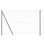 Recinzione esagonale per esterni con base in cemento 25 x 1,4 m