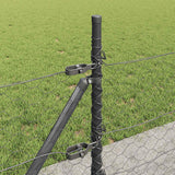 Recinzione esagonale per esterni con base in cemento 50 x 0,5 m