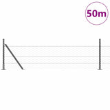Recinzione esagonale per esterni con base in cemento 50 x 0,5 m