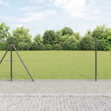 Recinzione esagonale con base in cemento 50 x 1 m Grigio Rete