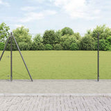 Recinzione esagonale con base in cemento 50 x 1,2 m Grigio Rete