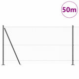 Recinzione esagonale con base in cemento 50 x 1,2 m Grigio Rete