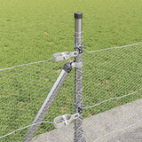 Recinzione esagonale per esterni con base in cemento 10 x 0,5 m