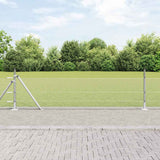Recinzione esagonale per esterni con base in cemento 10 x 0,5 m