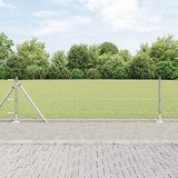 Recinzione esagonale per esterni con base in cemento 25 x 0,6 m