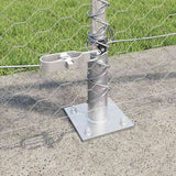 Recinzione con pali. Argento 0.8 x 50 m