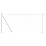 Recinzione con pali. Argento 0.8 x 50 m