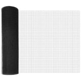 Recinzione con pali. Grigio 0.6 x 10 m Acciaio