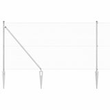 Recinzione in rete saldata con punte 25 x 1 m (L x H)