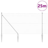 Recinzione in rete saldata con punte 25 x 1 m (L x H)