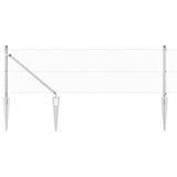 Recinzione in rete saldata con punte 50 x 0,6 m (L x H)