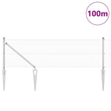 Palo della recinzione Argento 100 x 0,6 m (rete 16 x 16 mm)