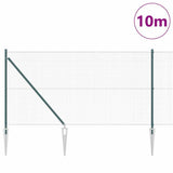 Recinzione in rete saldata con punte 10 x 1 m (L x H)