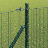 Recinzione in rete saldata con punte Acciaio e PVC Verde Rete