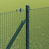 Recinzione in rete saldata con punte Acciaio e PVC Verde Rete