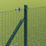 Recinzione in rete saldata con punte Acciaio e PVC Verde Rete