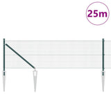 Recinzione in rete saldata con punte 25 x 0,6 m Verde Rete