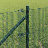 Recinzione in filo saldato per esterni con punte 25 x 0,8 m