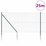 Recinzione in rete saldata con punte 25 x 1,4 m (P x H)