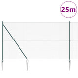 Recinzione in rete saldata con punte 25 x 1,5 m (P x H)