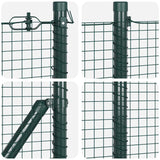 Recinzione in rete saldata con punte 50 x 0,4 m (L x H)