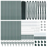 Palo della recinzione Verde 100 x 0,4 m (rete 16 x 16 mm)
