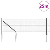 Recinzione in rete saldata con punte 25 x 0,6 m (P x H)