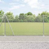 Recinzione Metallica Saldato con Base in Cemento 10 x 1,2 m