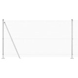 Recinzione Metallica Saldato con Base in Cemento 10 x 1,2 m