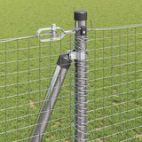 Recinzione Metallica Saldato con Base in Cemento 25 x 1,2 m