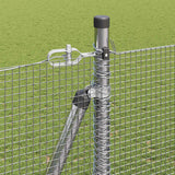 Recinzione Metallica Saldato con Base in Cemento 50 x 1,5 m