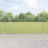 Recinzione Metallica Saldato con Base in Cemento 50 x 1,5 m