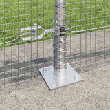 Palo della recinzione Argento 100 x 0,4 m (rete 16 x 16 mm)