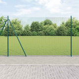 Recinzione Metallica Saldato con Base in Cemento 25 x 1,5 m