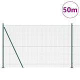 Recinzione Metallica Saldato con Base in Cemento 50 x 1,4 m