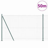 Recinzione Metallica Saldato con Base in Cemento 50 x 1,4 m