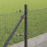 Recinzione Metallica Saldato con Base in Cemento 10 x 0,6 m