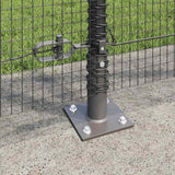 Recinzione Metallica Saldato con Base in Cemento 10 x 1,2 m
