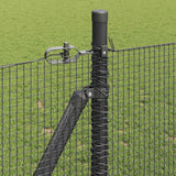 Recinzione Metallica Saldato con Base in Cemento 25 x 0,8 m