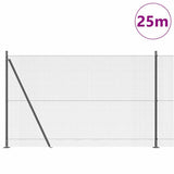 Recinzione Metallica Saldato con Base in Cemento 25 x 1,6 m