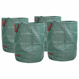 Sacchi per Rifiuti da Giardino 4 pcs Verde 66 x 66 x 83.5 cm