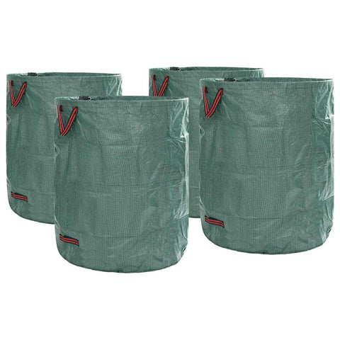 Sacchi per Rifiuti da Giardino 4 pcs Verde 79 x 79 x 99.5 cm
