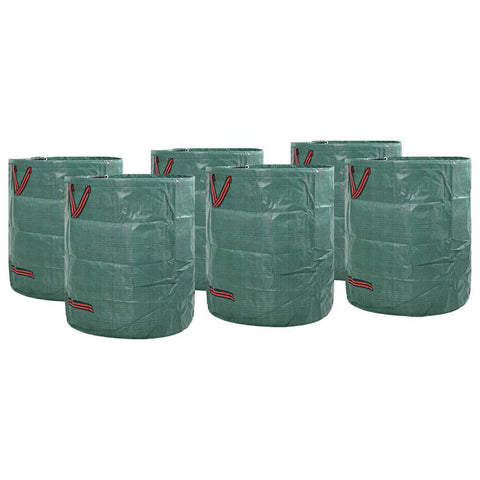 Sacchi per Rifiuti da Giardino 12 pcs Verde 45 x 45 x 76 cm