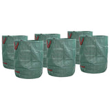 Sacchi per Rifiuti da Giardino 12 pcs Verde 66 x 66 x 83.5 cm
