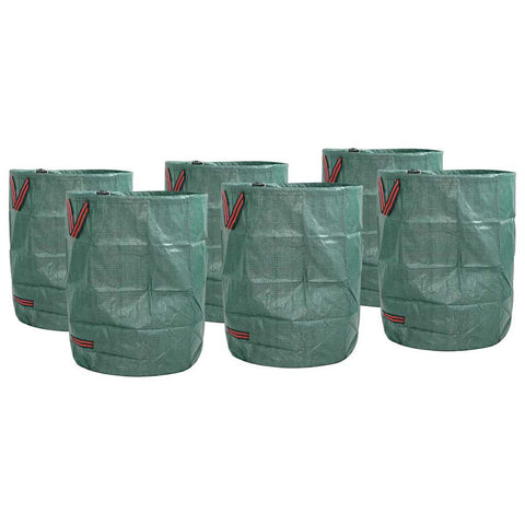 Sacchi per Rifiuti da Giardino 12 pcs Verde 66 x 66 x 83.5 cm