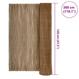Recinzione in Willows Naturale 120 x 300 cm Salice
