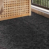 Erba artificiale Nero 8 x 1 m Polipropilene