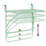 Tavolo Appeso da Balcone Verde menta 60 x 39 x 65 cm Acciaio
