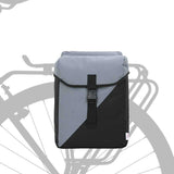 Borsa per biciclette Nero e Grigio 15.5 x 31.5 x 40 cm