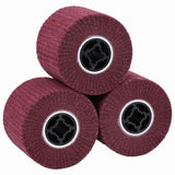 Rulli Abrasivi 3 pcs Rosso 12 x 12 x 10 cm Fibra Sintetica